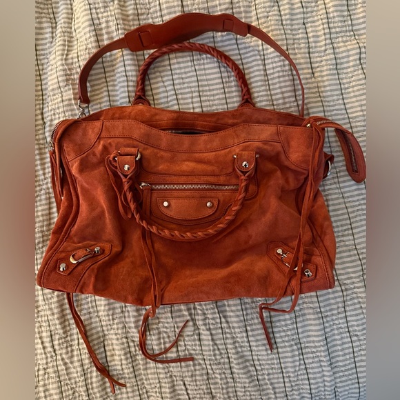 Balenciaga Orange Tote Bag - Picture 1 of 16